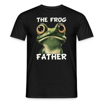 Frogs Catch Frog Hunter Frog Catcher - Men's T-Shirt - black - Front - AI Model Male 178 light (178cm)