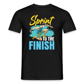 Athlétisme Jeux d’athlétisme - T-shirt homme - noir - Devant - AI Model Male 178 light (178cm)