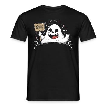 Appât fantôme Paranormal Chasseur de fantômes - T-shirt homme - noir - Devant - AI Model Male 178 light (178cm)