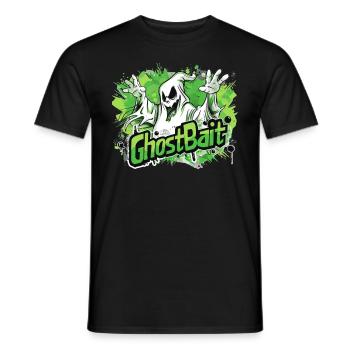 Appât fantôme Paranormal Chasseur de fantômes - T-shirt homme - noir - Devant - AI Model Male 178 light (178cm)