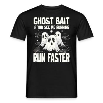 Appât fantôme Paranormal Chasseur de fantômes - T-shirt homme - noir - Devant - AI Model Male 178 light (178cm)