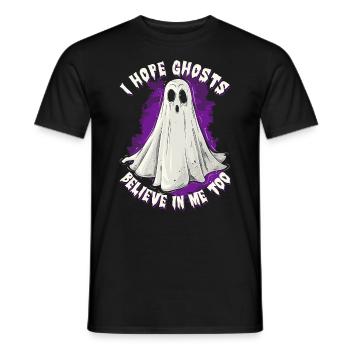 Appât fantôme Paranormal Chasseur de fantômes - T-shirt homme - noir - Devant - AI Model Male 178 light (178cm)