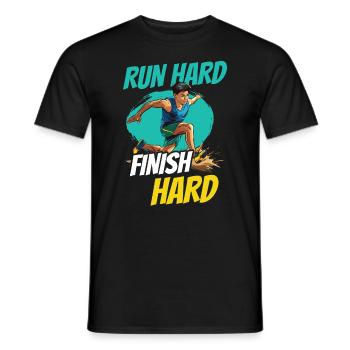Athlétisme Jeux d’athlétisme - T-shirt homme - noir - Devant - AI Model Male 178 light (178cm)
