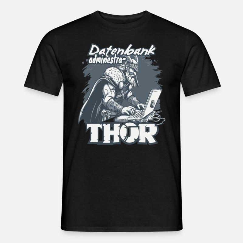 Datenbankadministrathor Codierung Datenanalyst - Männer T-Shirt - Schwarz