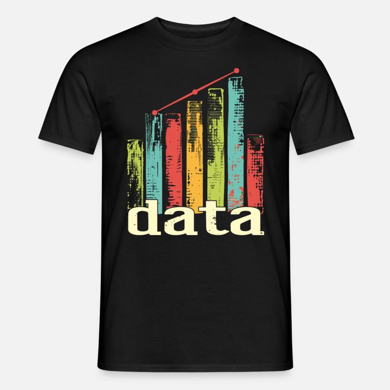 Verhaltensanalyst Datenkodierung - Männer T-Shirt - Schwarz