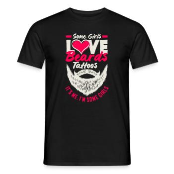 Bartpflege Bart Liebhaber Männer Bart - Männer T-Shirt - Schwarz - Vorne - AI Model Male 178 light (178cm)