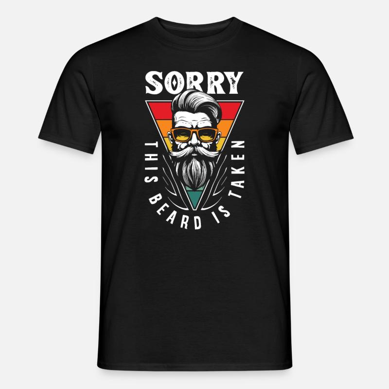 Bartpflege Bart Liebhaber Männer Bart - Männer T-Shirt - Schwarz
