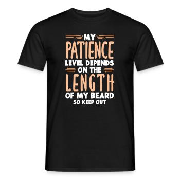 Bartpflege Bart Liebhaber Männer Bart - Männer T-Shirt - Schwarz - Vorne - AI Model Male 178 light (178cm)
