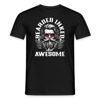 Beard Care Beard Lover Men Beard - Men's T-Shirt - black - Front - AI Model Male 178 light (178cm)