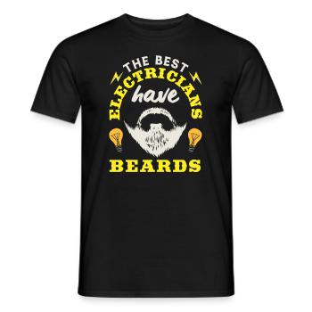 Bartpflege Bart Liebhaber Männer Bart - Männer T-Shirt - Schwarz - Vorne - AI Model Male 178 light (178cm)
