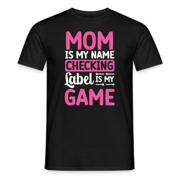 Lactose tolerant or lactose intolerant - Men's T-Shirt - black - Front - AI Model Male 178 light (178cm)