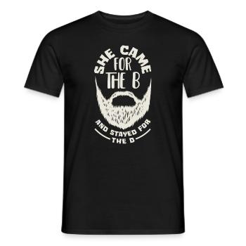 Bartpflege Bart Liebhaber Männer Bart - Männer T-Shirt - Schwarz - Vorne - AI Model Male 178 light (178cm)