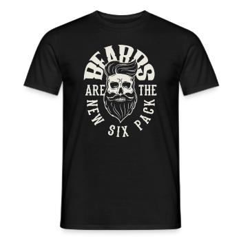 Beard Care Beard Lover Men Beard - Men's T-Shirt - black - Front - AI Model Male 178 light (178cm)