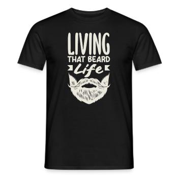 Bartpflege Bart Liebhaber Männer Bart - Männer T-Shirt - Schwarz - Vorne - AI Model Male 178 light (178cm)