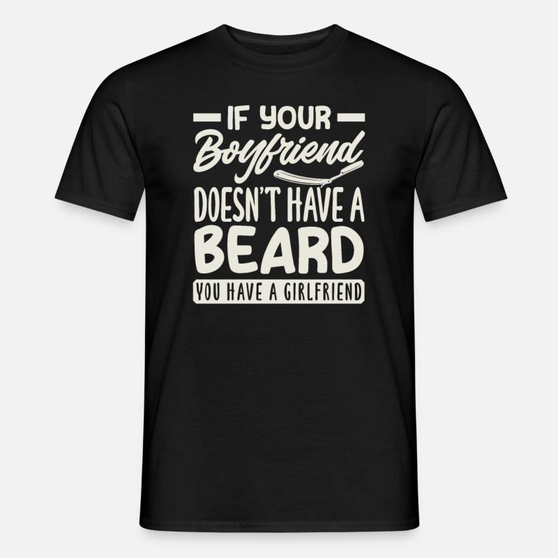 Bartpflege Bart Liebhaber Männer Bart - Männer T-Shirt - Schwarz