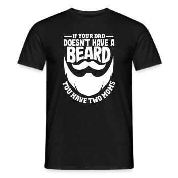 Bartpflege Bart Liebhaber Männer Bart - Männer T-Shirt - Schwarz - Vorne - AI Model Male 178 light (178cm)