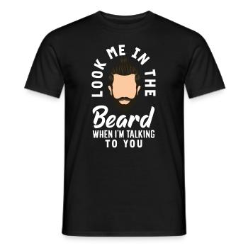 Bartpflege Bart Liebhaber Männer Bart - Männer T-Shirt - Schwarz - Vorne - AI Model Male 178 light (178cm)