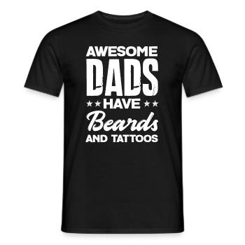 Bartpflege Bart Liebhaber Männer Bart - Männer T-Shirt - Schwarz - Vorne - AI Model Male 178 light (178cm)