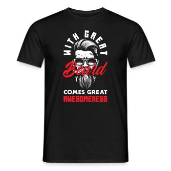 Bartpflege Bart Liebhaber Männer Bart - Männer T-Shirt - Schwarz - Vorne - AI Model Male 178 light (178cm)