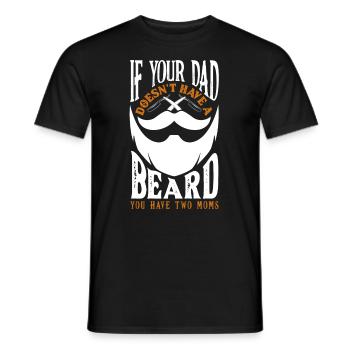 Bartpflege Bart Liebhaber Männer Bart - Männer T-Shirt - Schwarz - Vorne - AI Model Male 178 light (178cm)