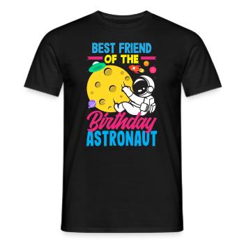 Kindergeburtstag Astronaut Familienmitglieder - Männer T-Shirt - Schwarz - Vorne - AI Model Male 178 light (178cm)