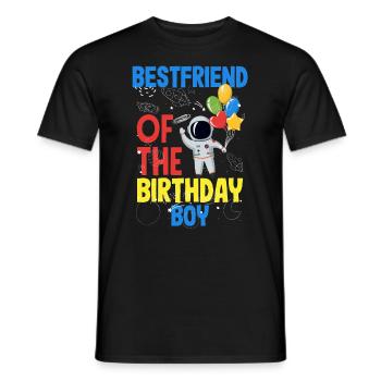 Kindergeburtstag Astronaut Familienmitglieder - Männer T-Shirt - Schwarz - Vorne - AI Model Male 178 light (178cm)