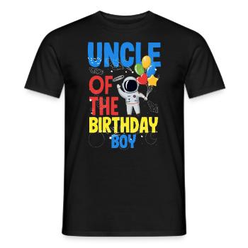 Kindergeburtstag Astronaut Familienmitglieder - Männer T-Shirt - Schwarz - Vorne - AI Model Male 178 light (178cm)