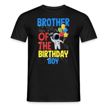 Kindergeburtstag Astronaut Familienmitglieder - Männer T-Shirt - Schwarz - Vorne - AI Model Male 178 light (178cm)