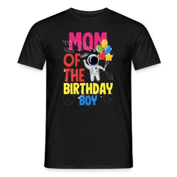 Kindergeburtstag Astronaut Familienmitglieder - Männer T-Shirt - Schwarz - Vorne - AI Model Male 178 light (178cm)
