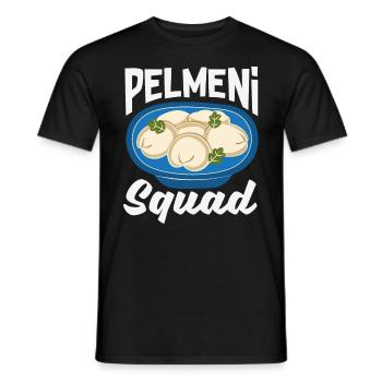 Pelmeni russes, quenelles russes - T-shirt homme - noir - Devant - AI Model Male 178 light (178cm)