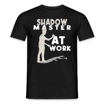 Hand Shadow Puppet Show Puppets - Men's T-Shirt - black - Front - AI Model Male 178 light (178cm)