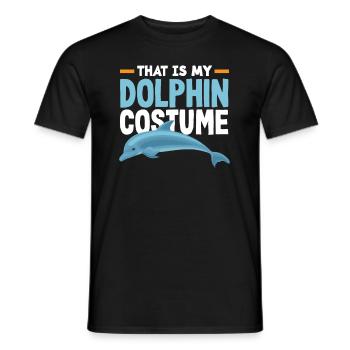 Das Ist Mein Delfin Kostüm Lustig - Männer T-Shirt - Schwarz - Vorne - AI Model Male 178 light (178cm)