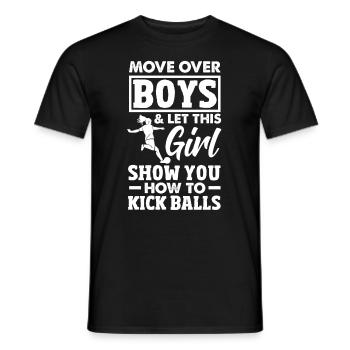 Légende du joueur de kickball - T-shirt homme - noir - Devant - AI Model Male 178 light (178cm)