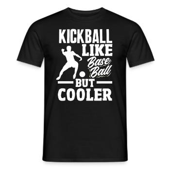 Légende du joueur de kickball - T-shirt homme - noir - Devant - AI Model Male 178 light (178cm)