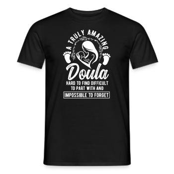 Doula Geschenk Doula Doulas - Männer T-Shirt - Schwarz - Vorne - AI Model Male 178 light (178cm)