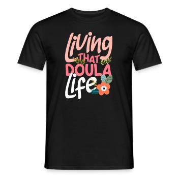 Doula Geschenk Doula Doulas - Männer T-Shirt - Schwarz - Vorne - AI Model Male 178 light (178cm)