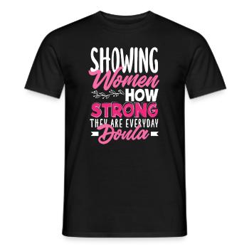 Doula Geschenk Doula Doulas - Männer T-Shirt - Schwarz - Vorne - AI Model Male 178 light (178cm)