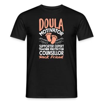 Doula Geschenk Doula Doulas - Männer T-Shirt - Schwarz - Vorne - AI Model Male 178 light (178cm)