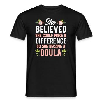 Doula Geschenk Doula Doulas - Männer T-Shirt - Schwarz - Vorne - AI Model Male 178 light (178cm)