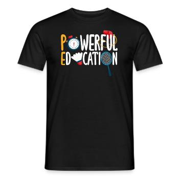 Lustiges Lehrer Lehrerinnen Geschenk - Männer T-Shirt - Schwarz - Vorne - AI Model Male 178 light (178cm)