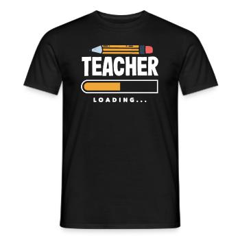 Funny Teacher Teacher Gift - Men's T-Shirt - black - Front - AI Model Male 178 light (178cm)