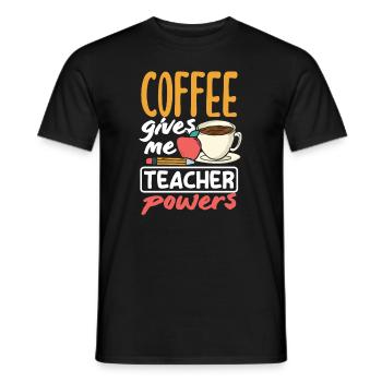 Lustiges Lehrer Lehrerinnen Geschenk - Männer T-Shirt - Schwarz - Vorne - AI Model Male 178 light (178cm)