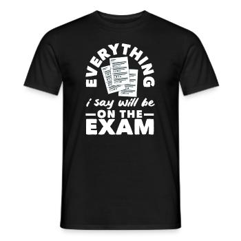 Lustiges Lehrer Lehrerinnen Geschenk - Männer T-Shirt - Schwarz - Vorne - AI Model Male 178 light (178cm)