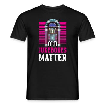 Karaoke Master Retro Music Juke Box - Männer T-Shirt - Schwarz - Vorne - AI Model Male 178 light (178cm)