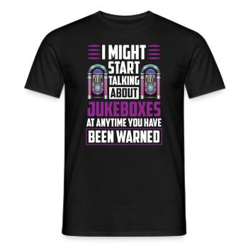 Karaoke Master Retro Music Juke Box - Männer T-Shirt - Schwarz - Vorne - AI Model Male 178 light (178cm)