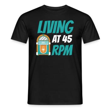Karaoke Master Retro Music Juke Box - Männer T-Shirt - Schwarz - Vorne - AI Model Male 178 light (178cm)