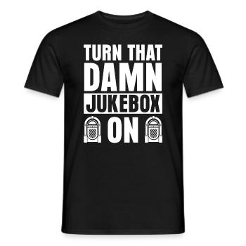 Karaoke Master Retro Music Juke Box - Männer T-Shirt - Schwarz - Vorne - AI Model Male 178 light (178cm)