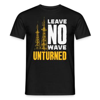 Stolzer Amateurfunk-betreiber - Männer T-Shirt - Schwarz - Vorne - AI Model Male 178 light (178cm)