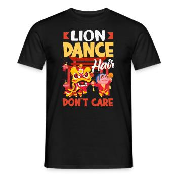 Nouvel An chinois Lune Lion Danse - T-shirt homme - noir - Devant - AI Model Male 178 light (178cm)