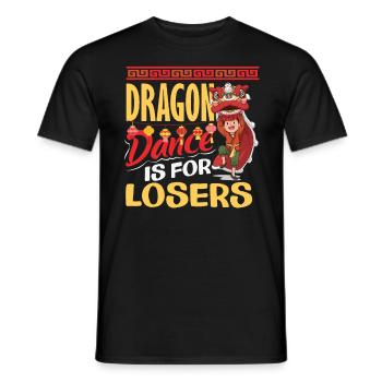 Nouvel An chinois Lune Lion Danse - T-shirt homme - noir - Devant - AI Model Male 178 light (178cm)